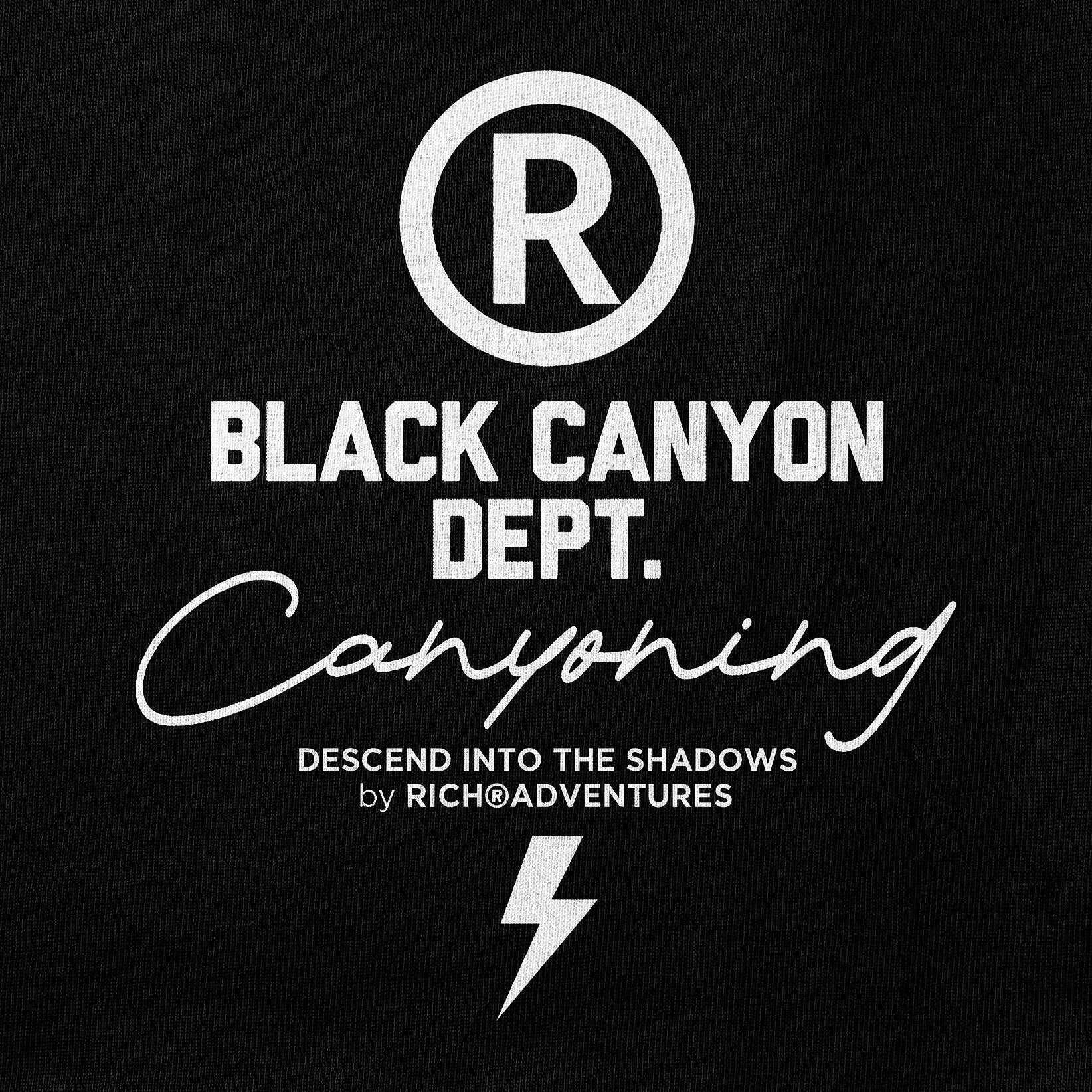 溪降黑峽谷T恤 / Black Canyon Canyoning T-Shirt