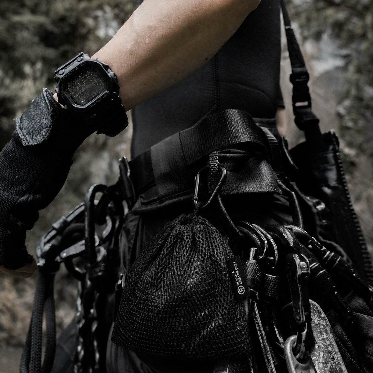 黑峽谷耐磨束口網袋 / Black Canyon Mesh Bag